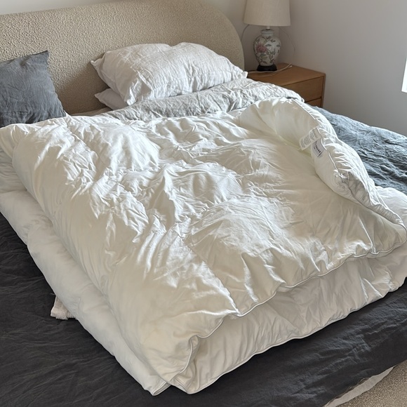 Hill House Home The Cloud Duvet Insert White Queen 90” x 94” - Picture 5 of 6